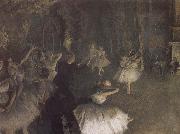 Edgar Degas Rehearsal painting